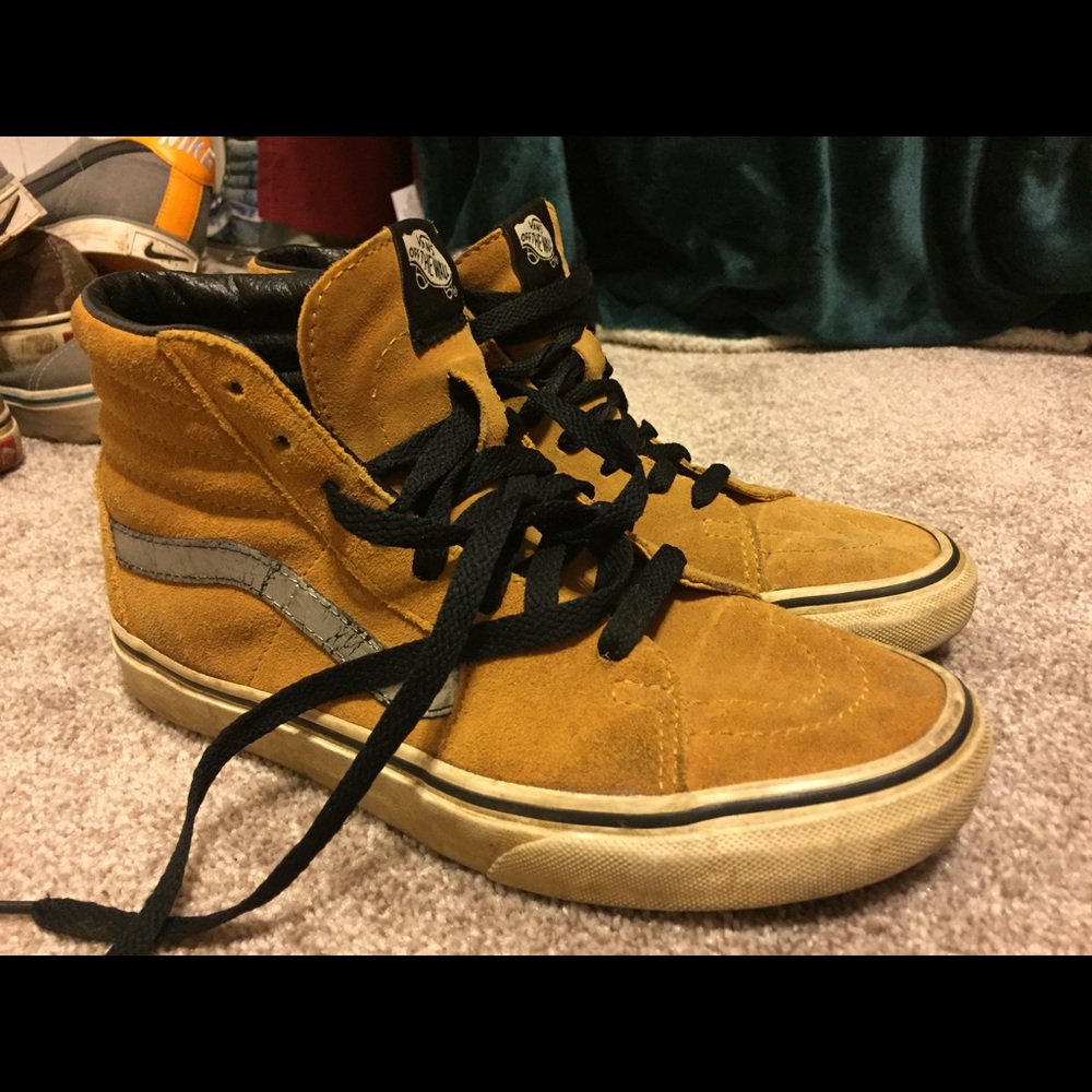 Camel/tan vans size 7.5